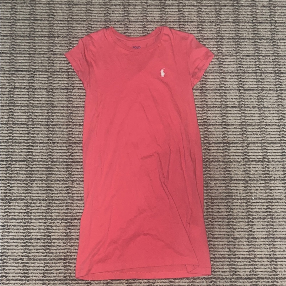 Ralph Lauren Coral T-Shirt Dress
